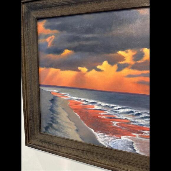 Original Susan Meyer Sinyai Oil on Panel 26" x 21" framed - Picture 14 of 16